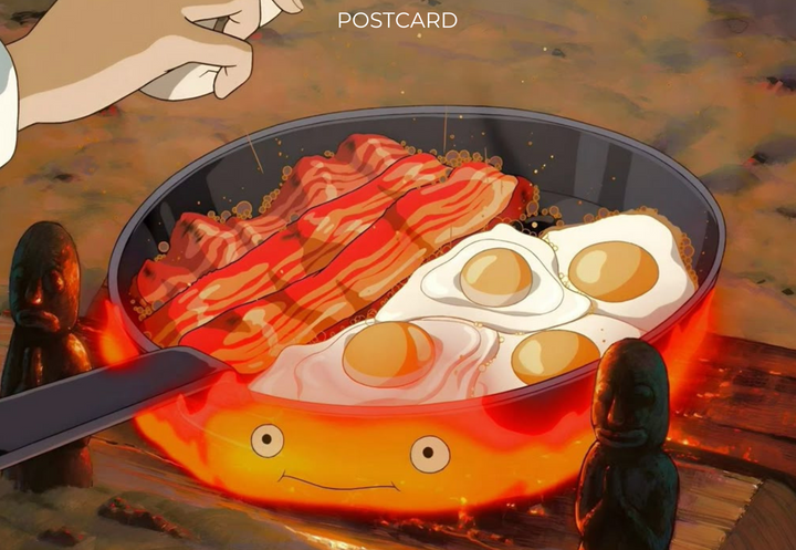 Howl's Moving Castle Postcard