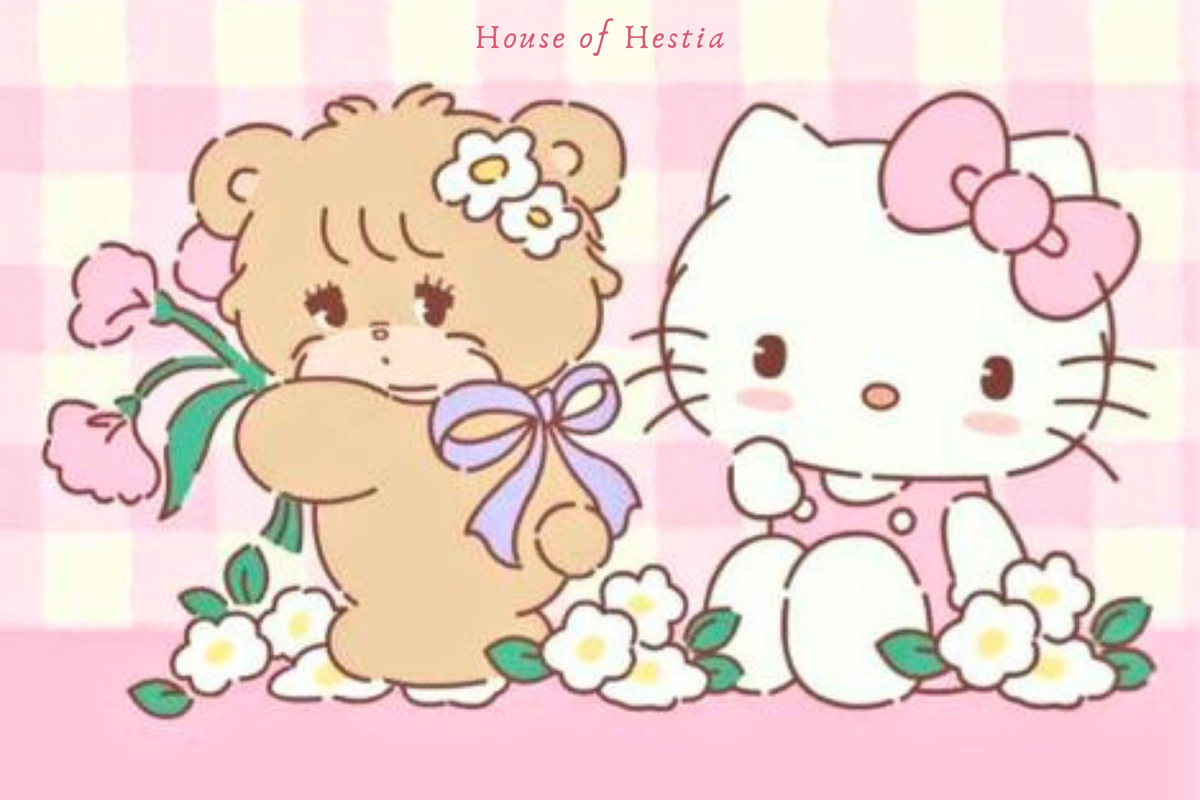 Pink Hello Kitty Postcard