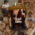 iced latte candle