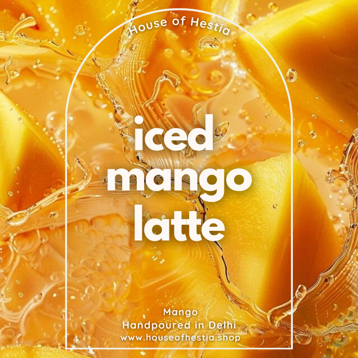 Iced Mango Latte Candle 🧊🥭☀️