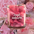 iced sakura candle