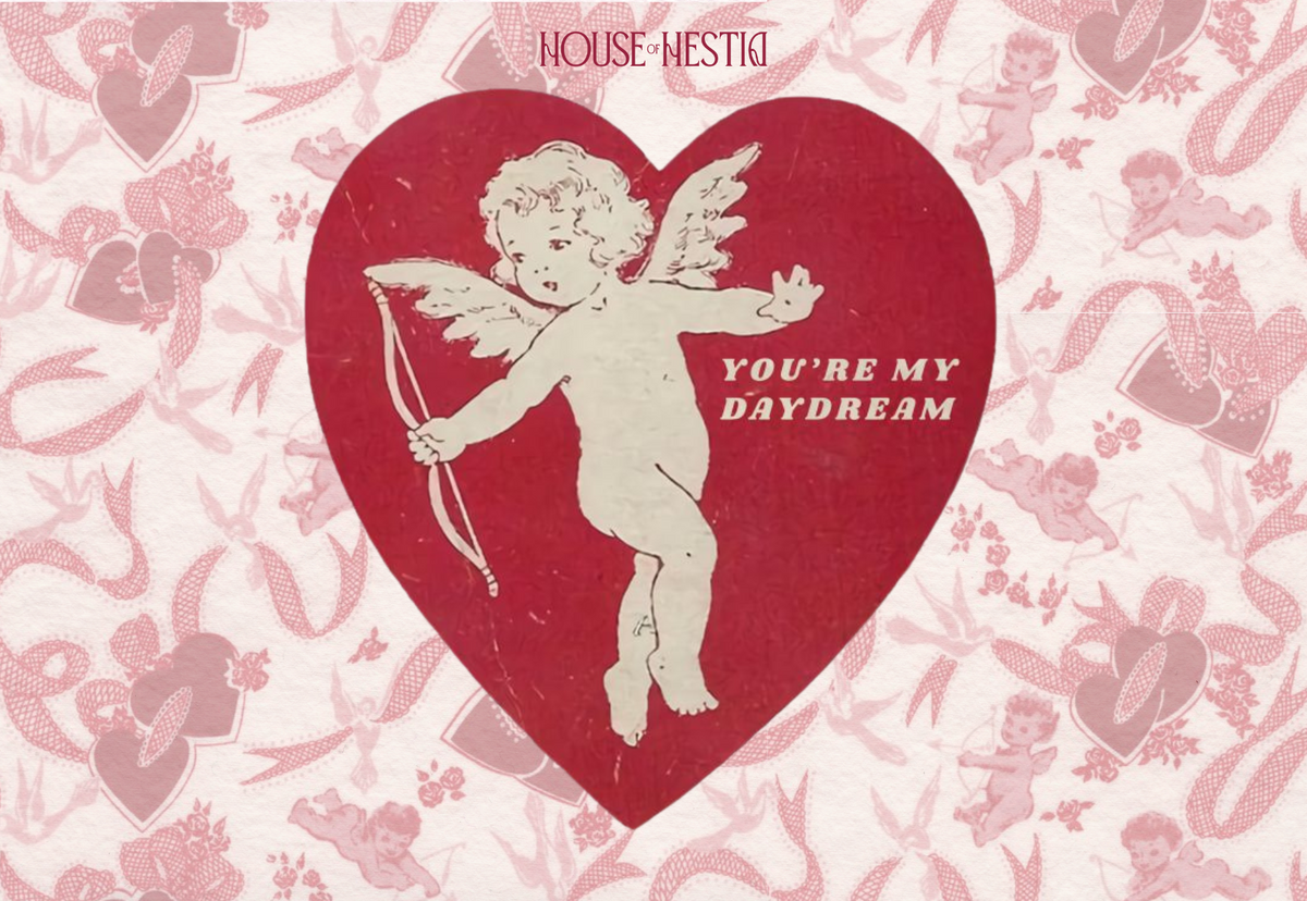 Red Cherub Postcard