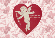 Red Cherub Postcard