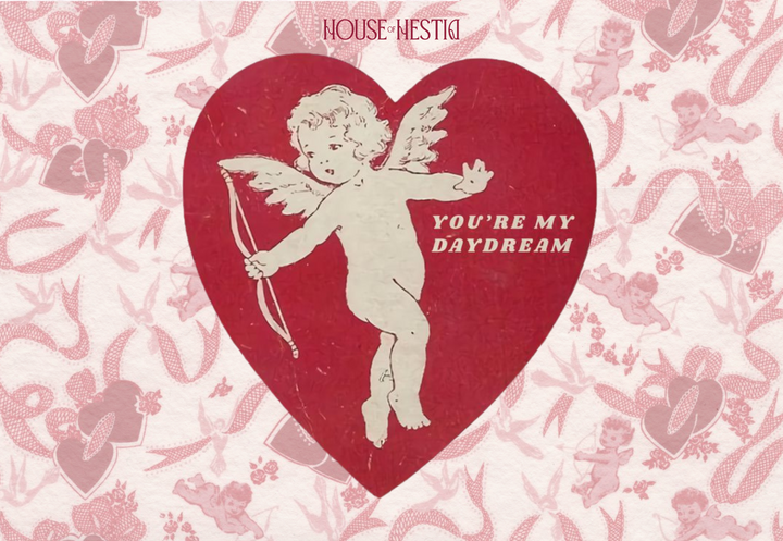 Red Cherub Postcard