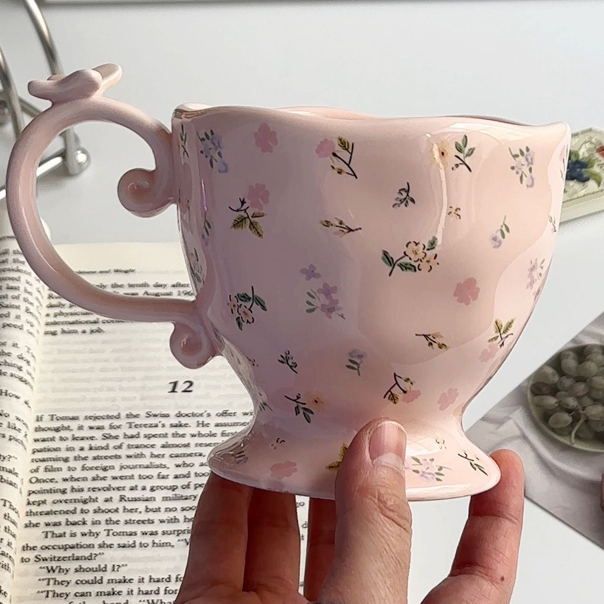 Butterfly Floral Mug