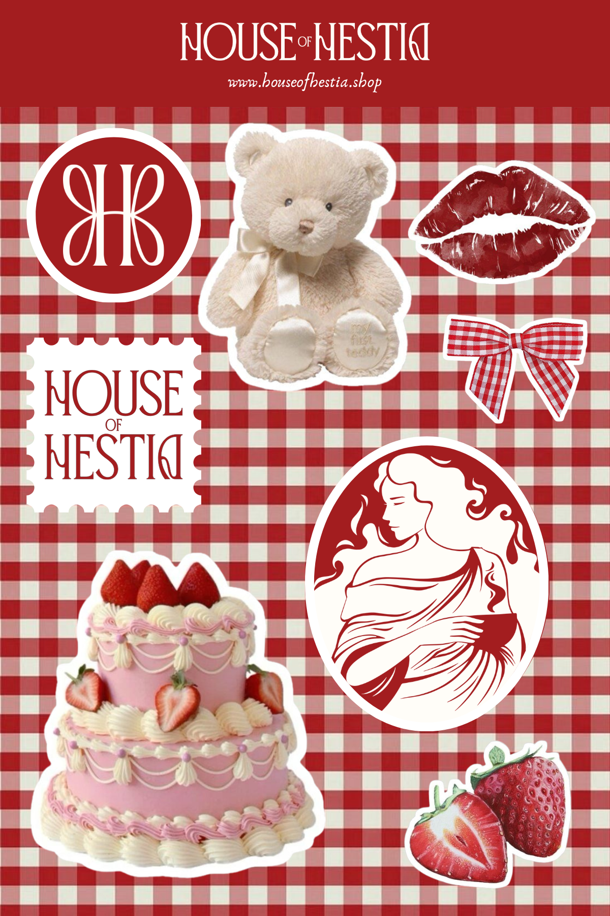 Red HOH Sticker Sheet 🍓