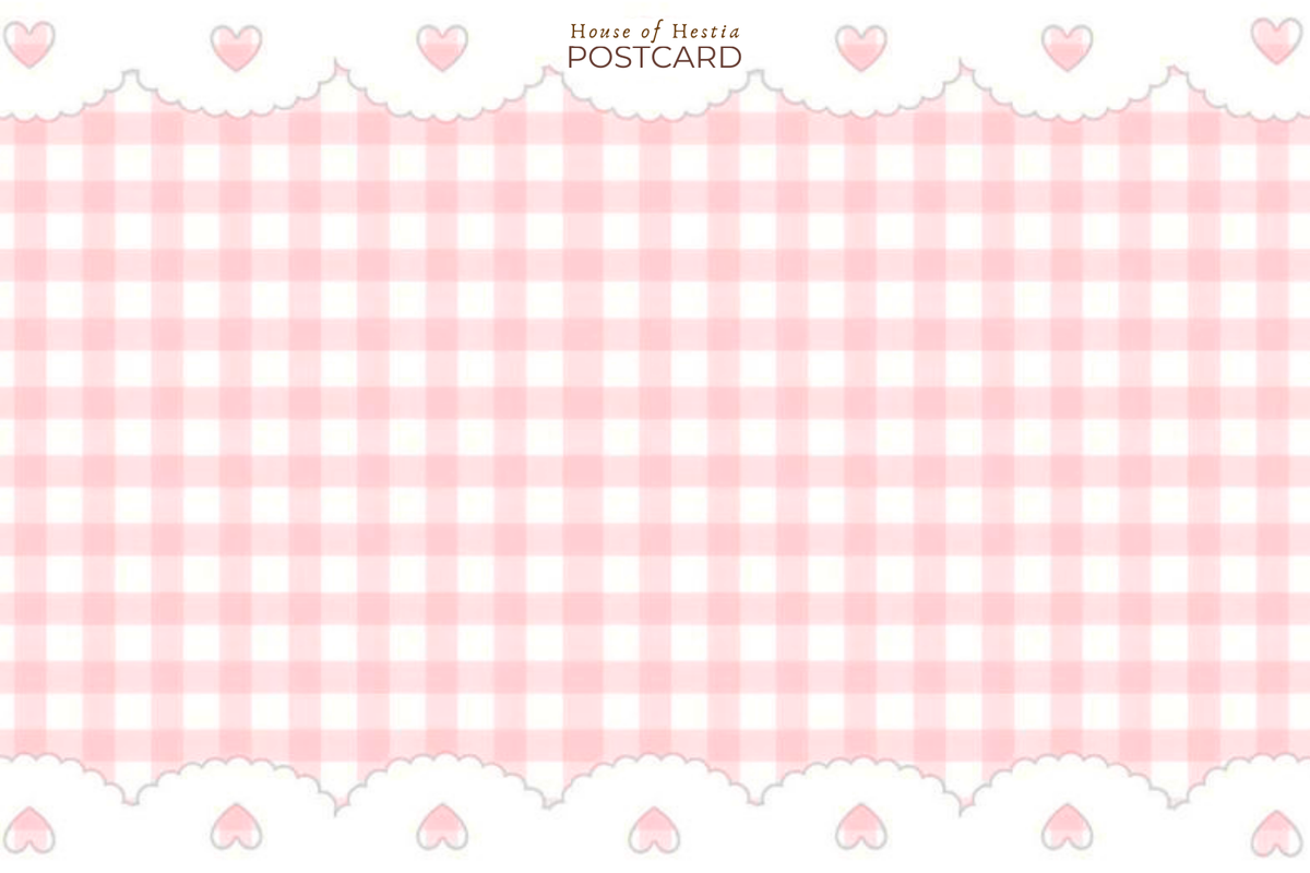 Red Hello Kitty Postcard