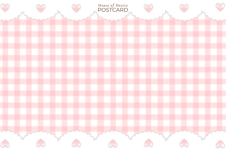 Red Hello Kitty Postcard