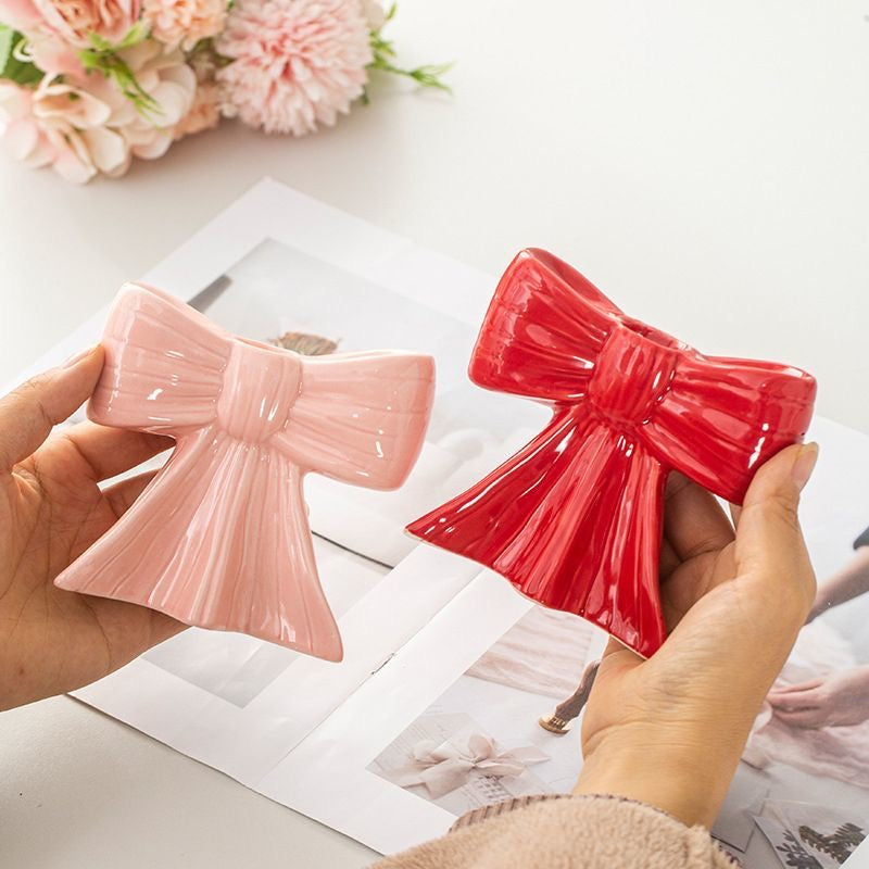 Bow Candle Holder