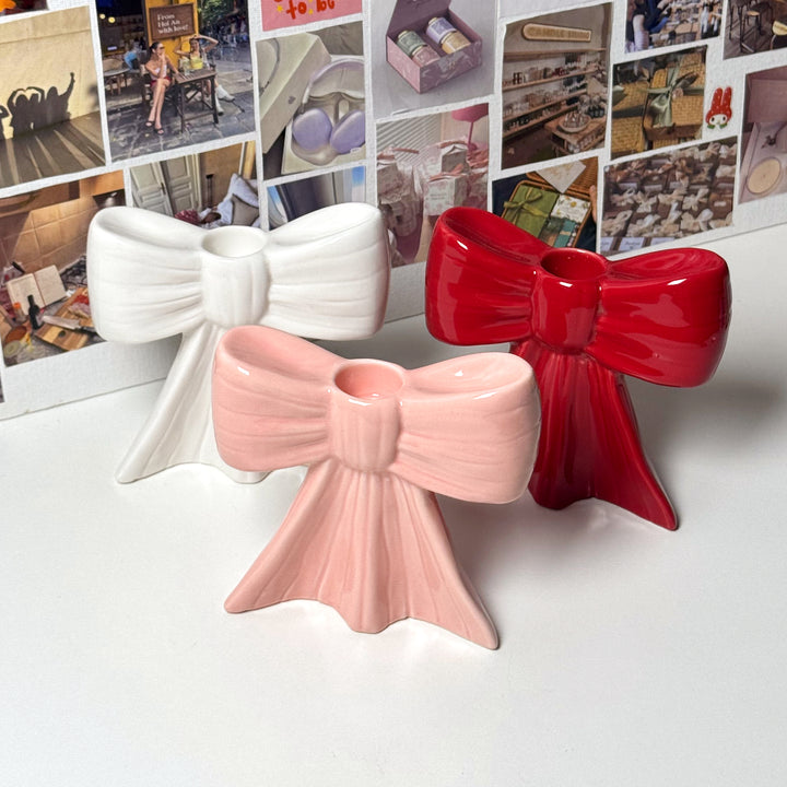 Bow Candle Holder