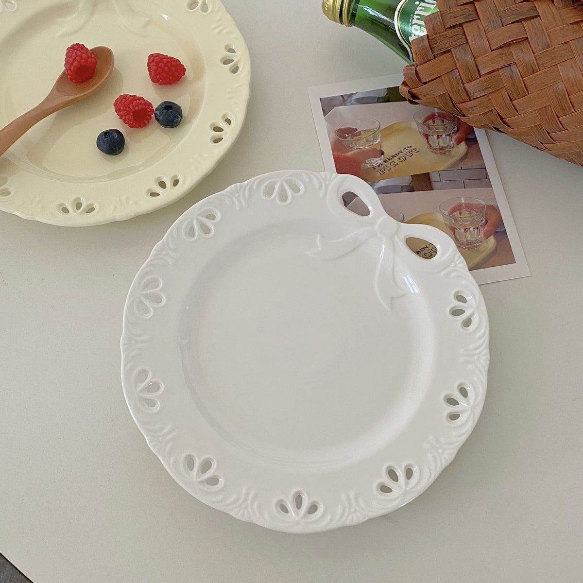 Ceramic Bow Plate