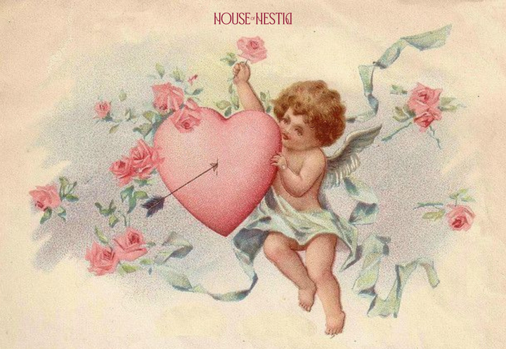 Vintage Cherub Postcard