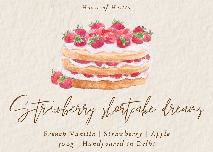 Whipped Strawberry Shortcake Candle