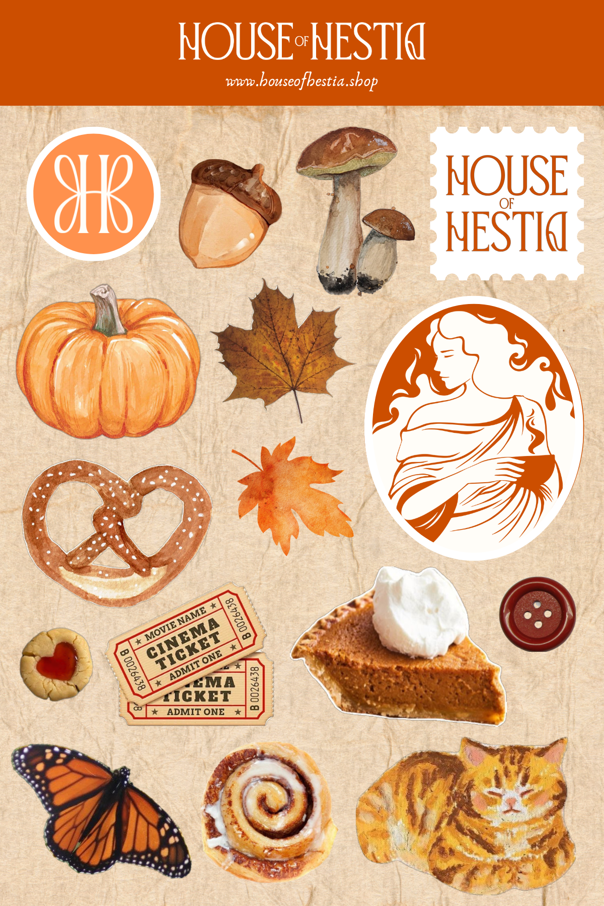 Fall sticker sheet 🍁