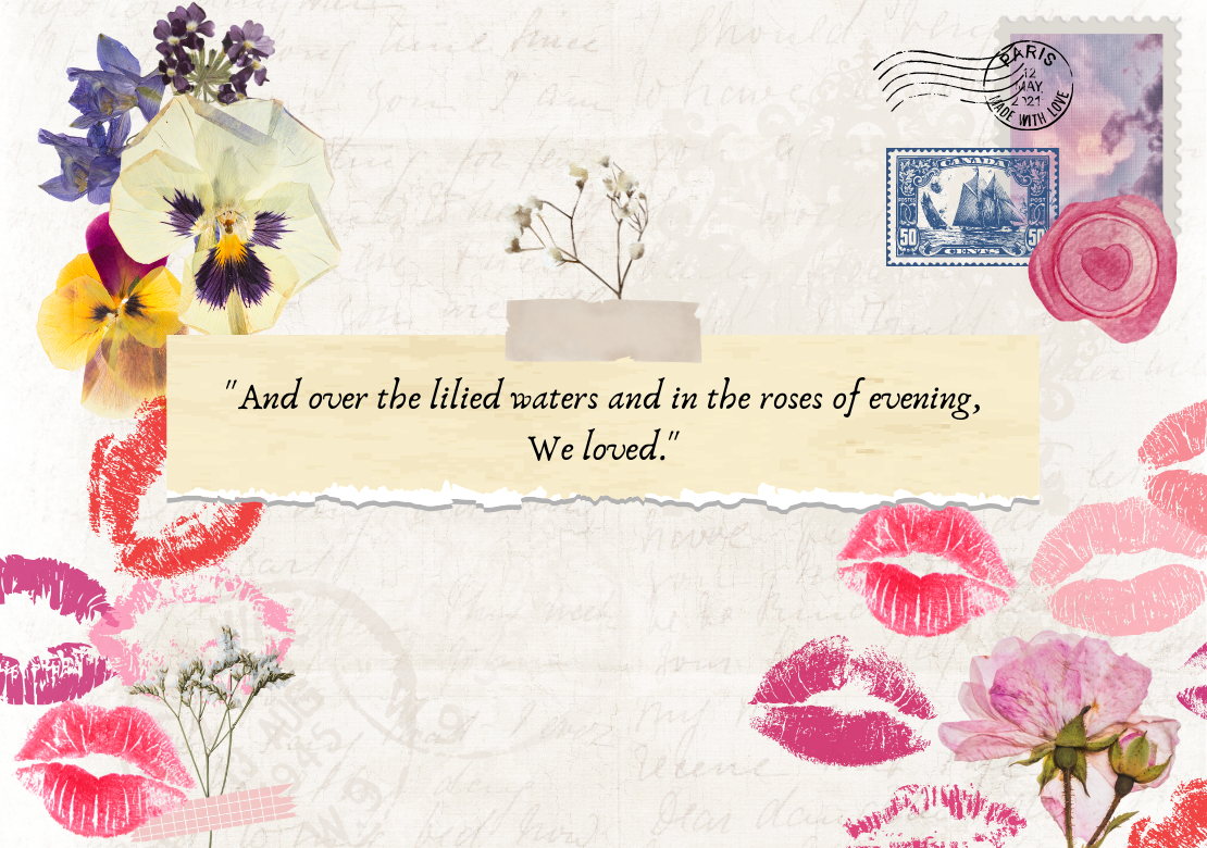 Pressed Flowers Postcard