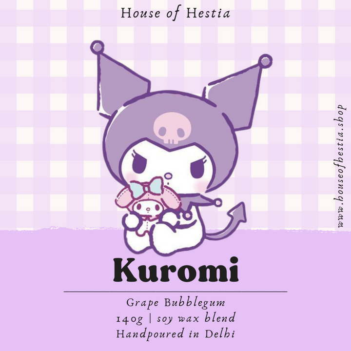 Kuromi candle
