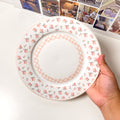 Floral Gingham Plate