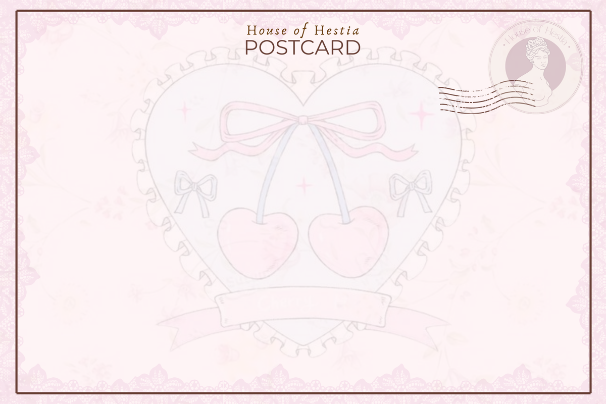 HOH Lolita Cherry Postcard