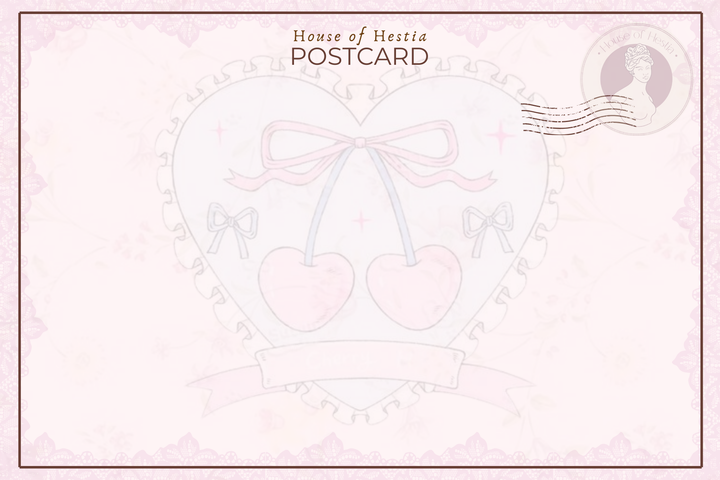 HOH Lolita Cherry Postcard