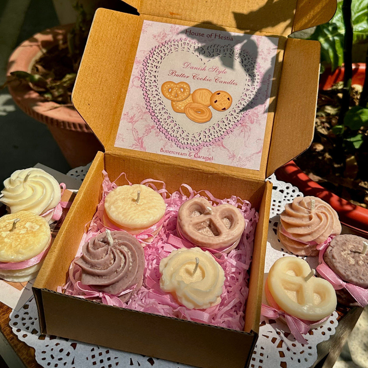Danish Butter Cookie Candles