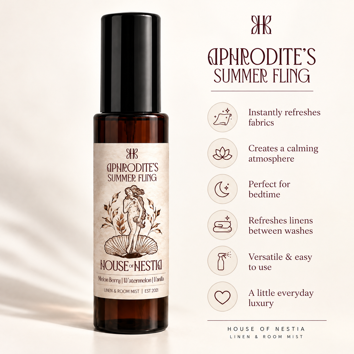 Aphrodite's Summer Fling Linen Mist