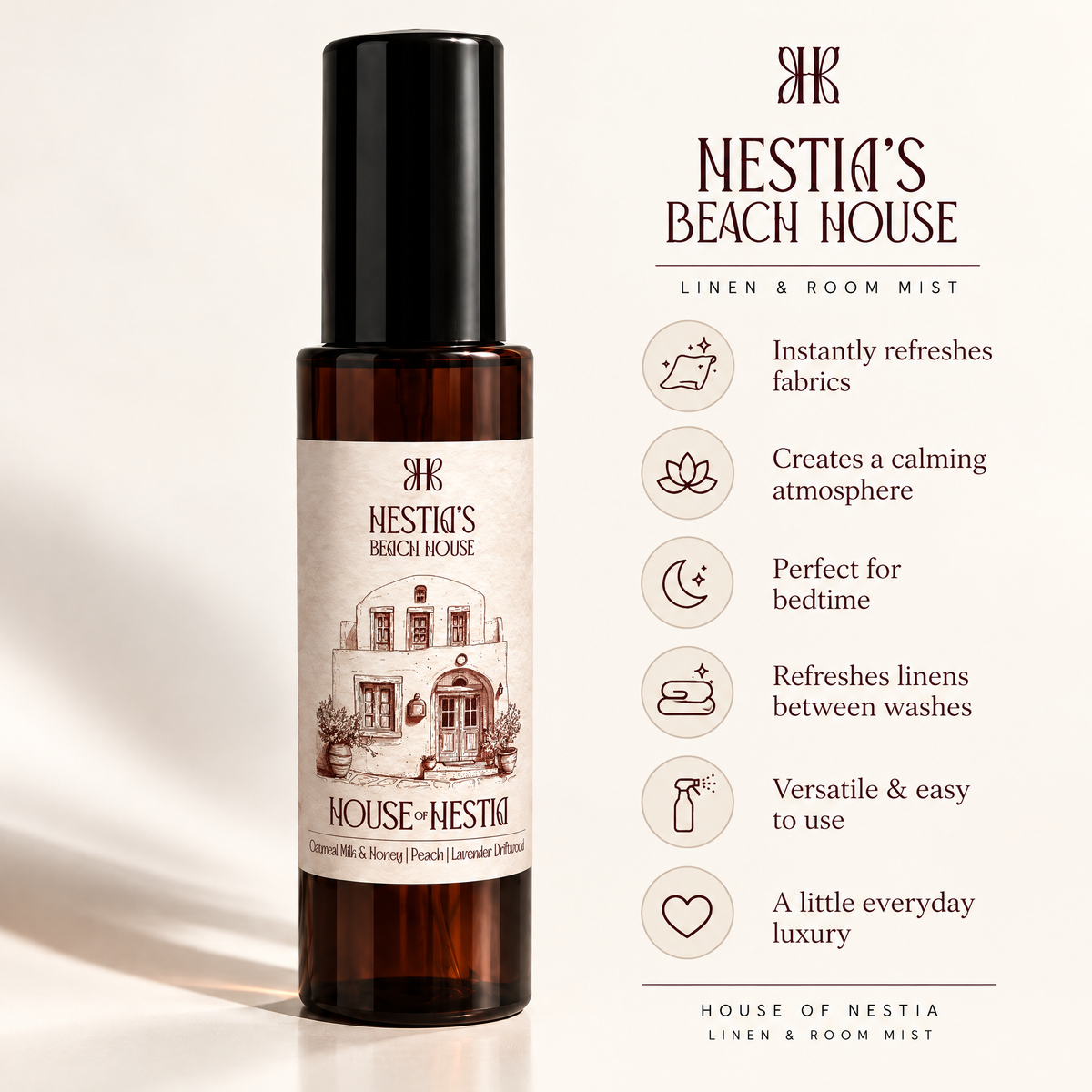 Hestia's Beach House Linen Mist