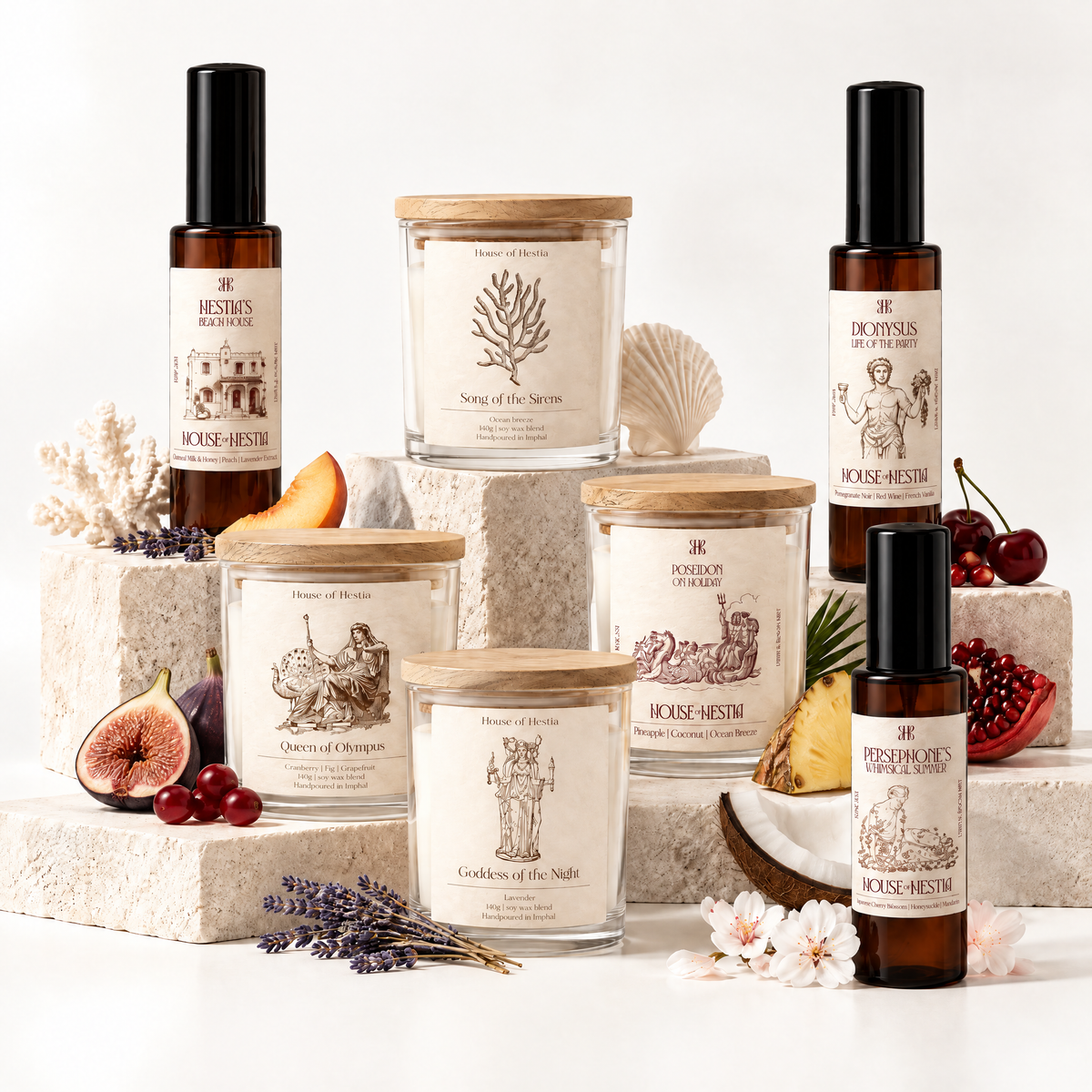 Summer at Hestia’s : Candle & Room Mist Duo