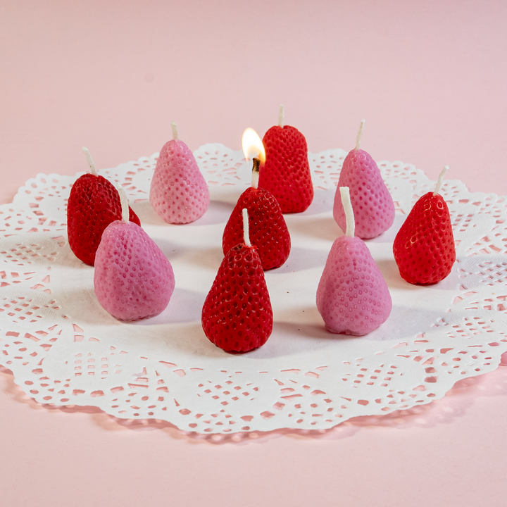 Strawberry Candles